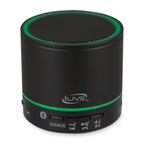 iLive Palm Size Bluetooth Speaker with Lights - Black - View 6