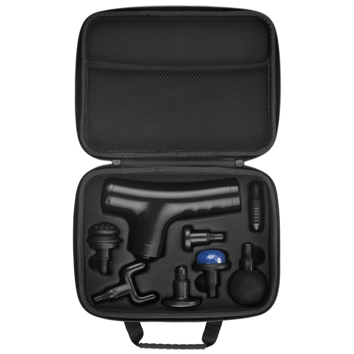 iLive Percussion Massage Gun with Case, 6 Heads Transfer - Black - View 12