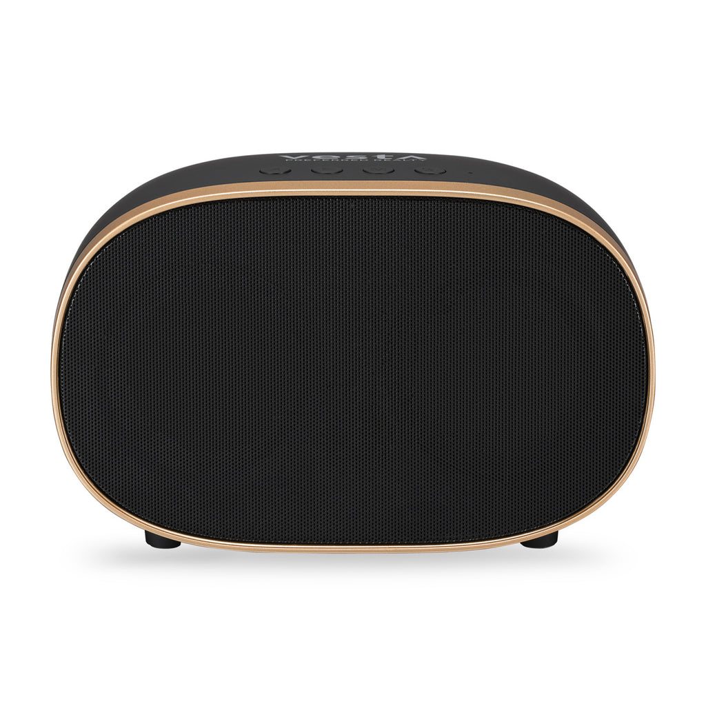 iLive Retro Bluetooth Speaker with LED Lights - Black - View 1