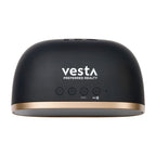 iLive Retro Bluetooth Speaker with LED Lights - Black - View 2