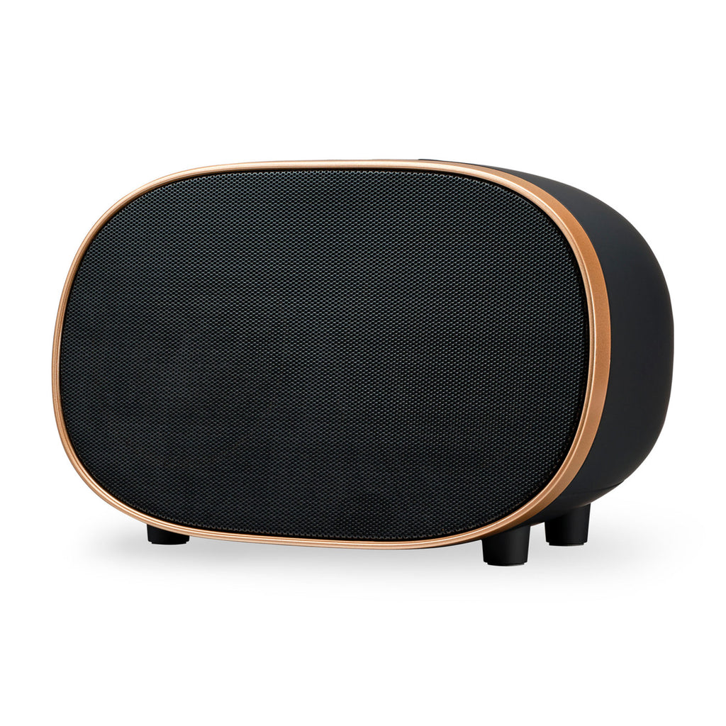 iLive Retro Bluetooth Speaker with LED Lights - Black - View 6