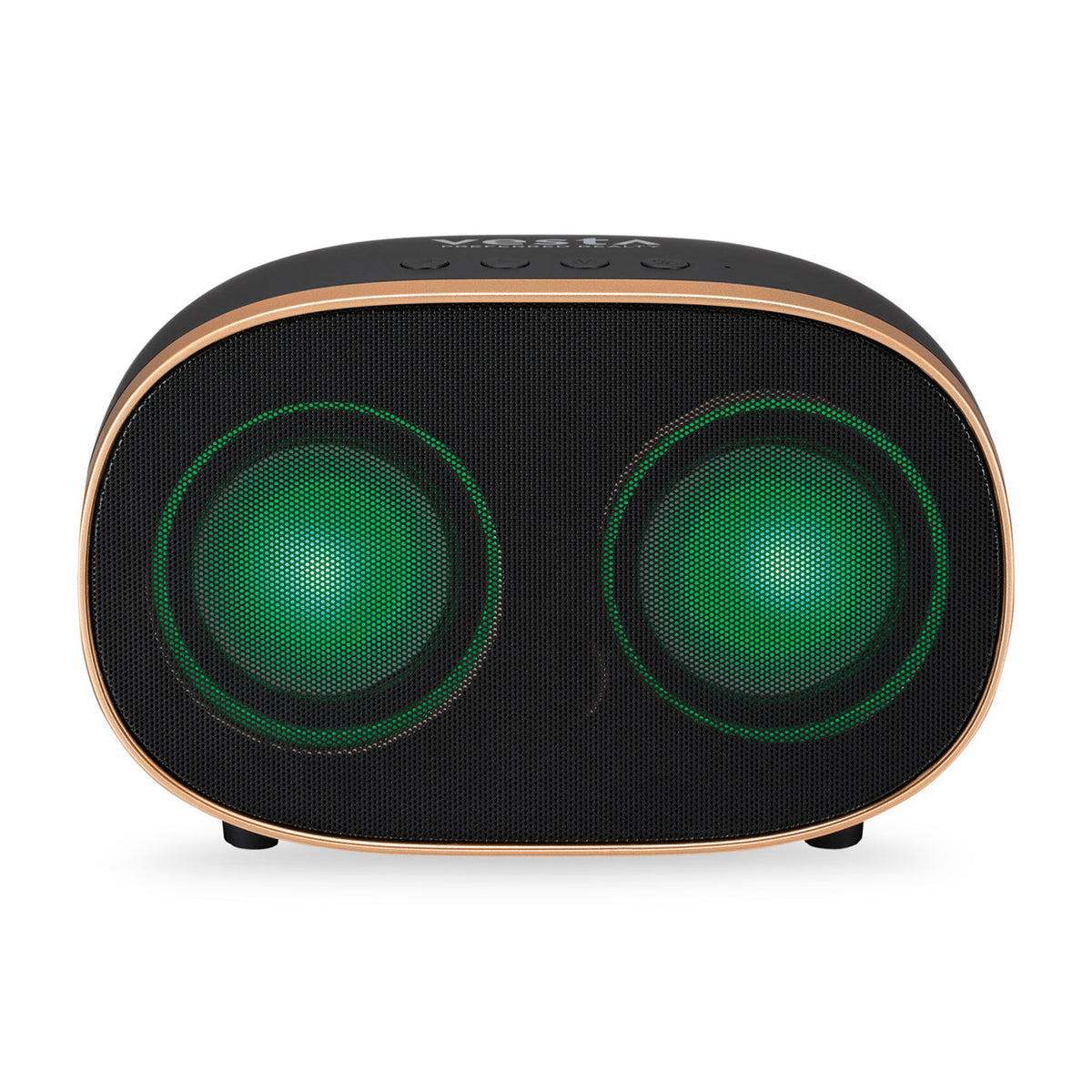 iLive Retro Bluetooth Speaker with LED Lights - Black - View 7