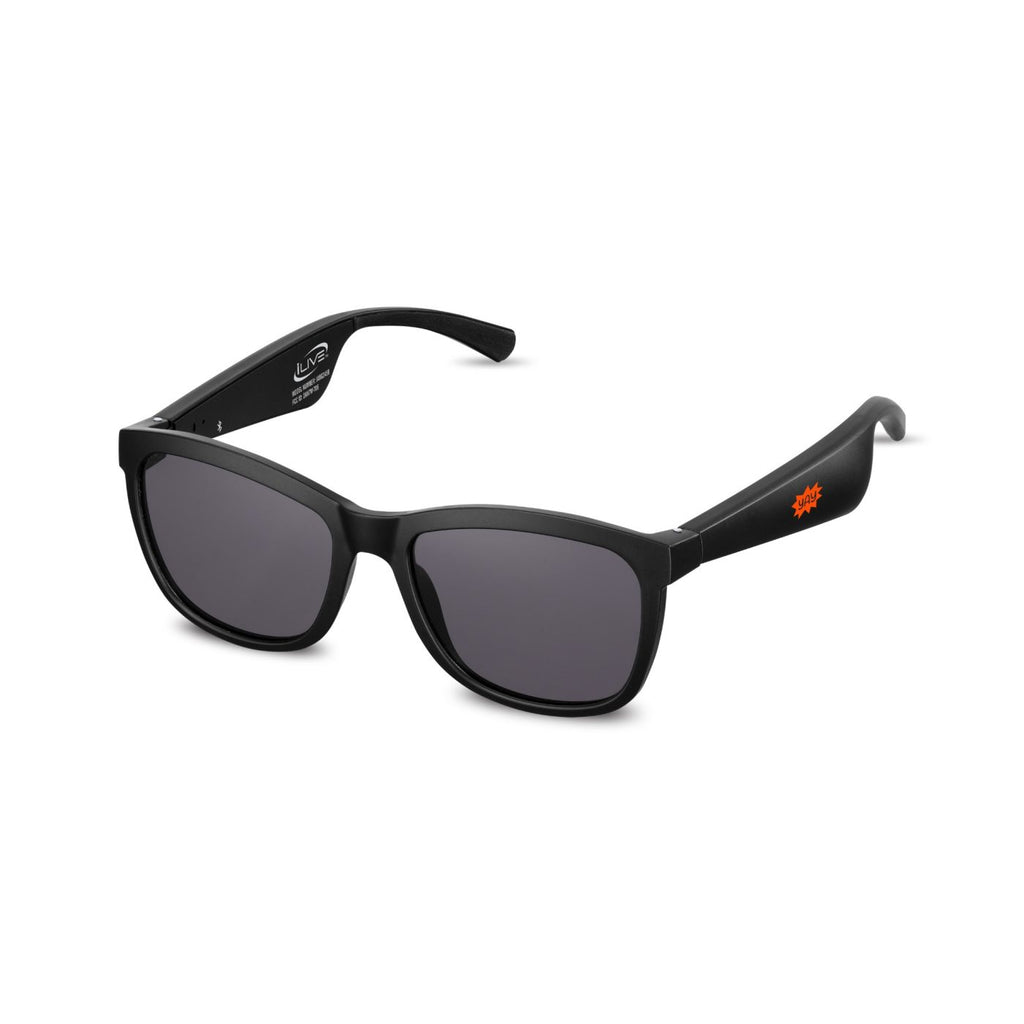 iLive Sol Beats Bluetooth Audio Sunglasses Transfer - Black - View 1