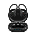 iLive Waterproof Sport Earbuds with Ear Hooks - Black - View 1