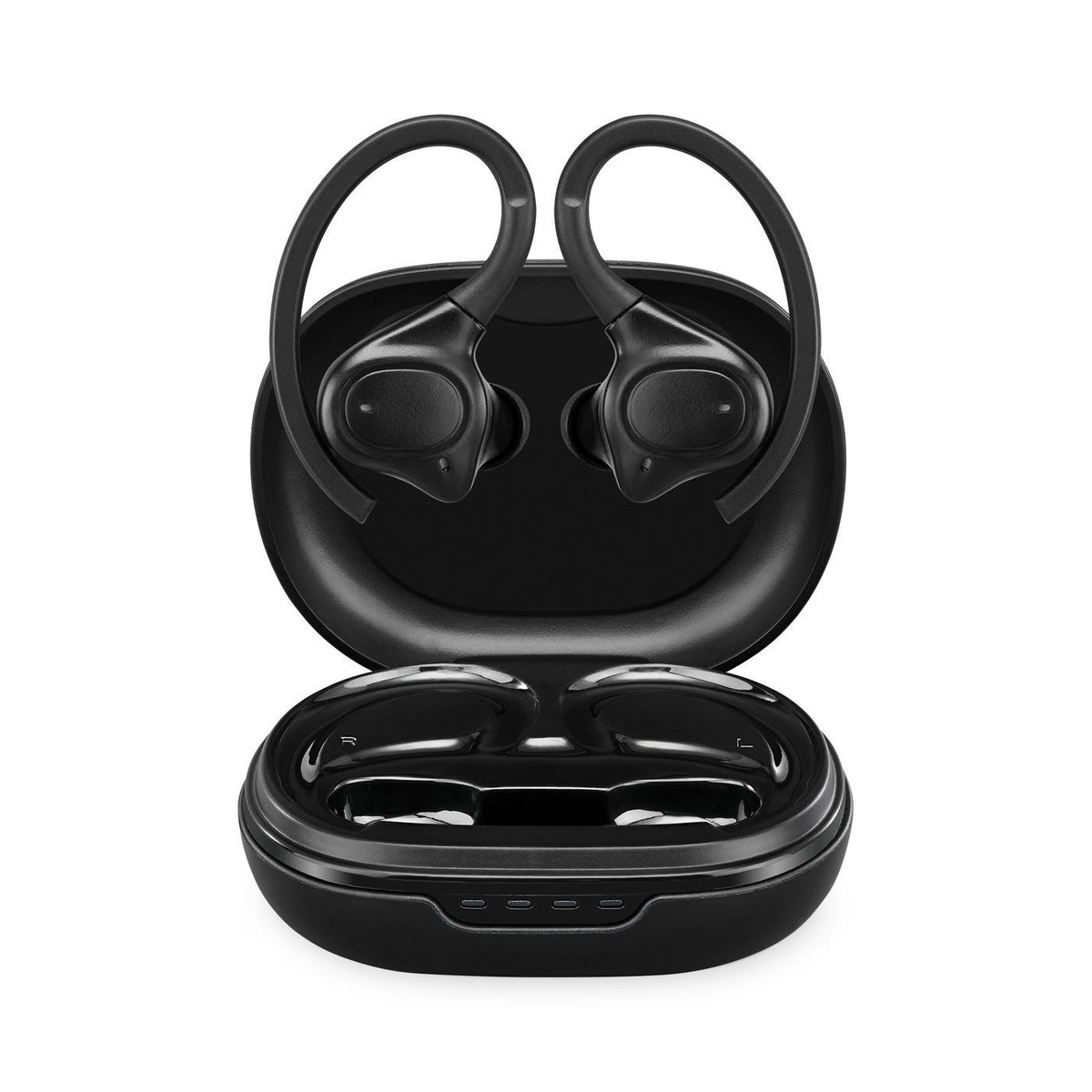 iLive Waterproof Sport Earbuds with Ear Hooks - Black - View 13