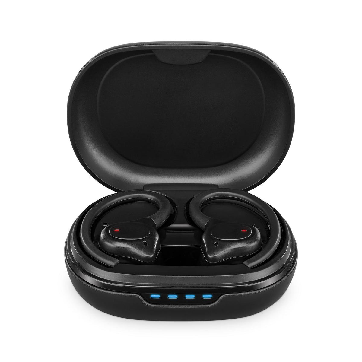 iLive Waterproof Sport Earbuds with Ear Hooks - Black - View 5