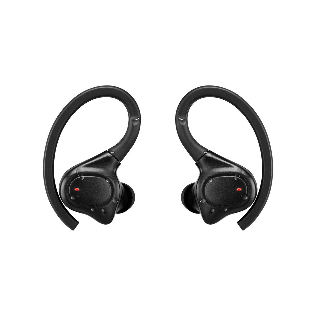 iLive Waterproof Sport Earbuds with Ear Hooks - Black - View 6