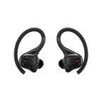 iLive Waterproof Sport Earbuds with Ear Hooks - Black - View 6