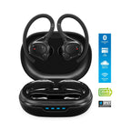 iLive Waterproof Sport Earbuds with Ear Hooks - Black - View 8