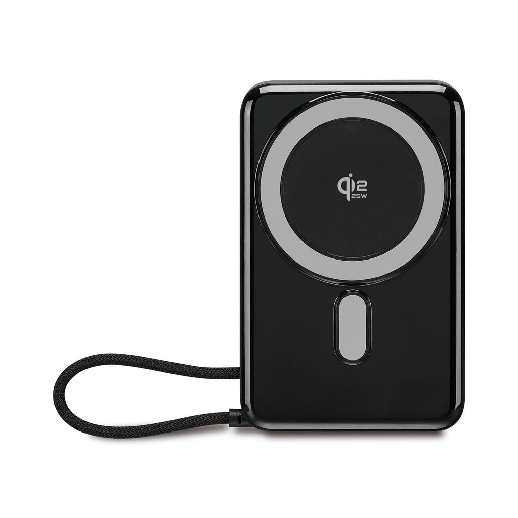 iLive Wireless Power Bank with Find My, 10,000 mAh Full Color - Black - View 1