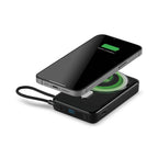 iLive Wireless Power Bank with Find My, 10,000 mAh Full Color - Black - View 11