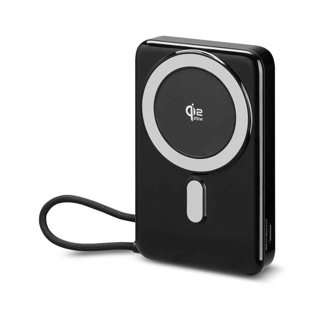 iLive Wireless Power Bank with Find My, 10,000 mAh Full Color - Black - View 3