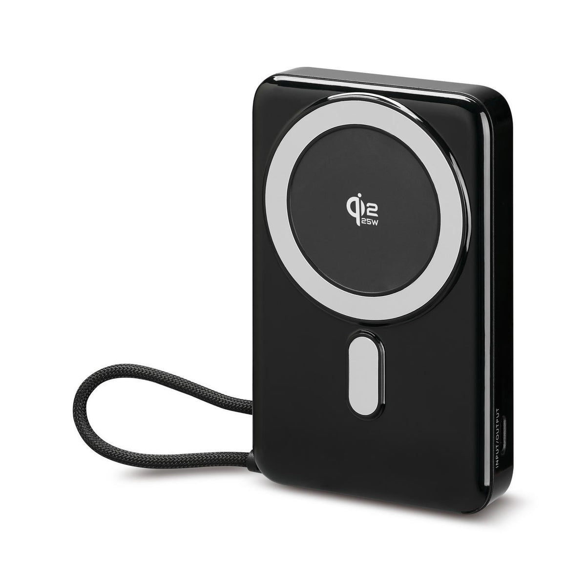 iLive Wireless Power Bank with Find My, 10,000 mAh Full Color - Black - View 3