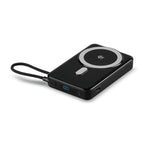 iLive Wireless Power Bank with Find My, 10,000 mAh Full Color - Black - View 5