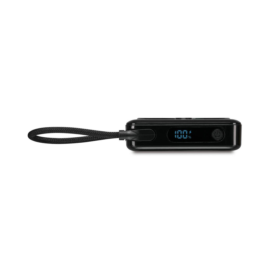 iLive Wireless Power Bank with Find My, 10,000 mAh Full Color - Black - View 8