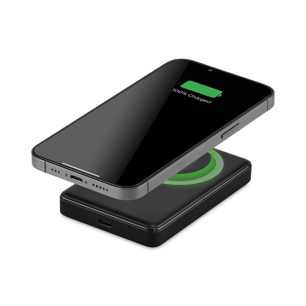 iLive Wireless Power Bank with Watch Charger, 10,000 mAh - Black - View 5