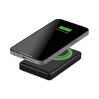 iLive Wireless Power Bank with Watch Charger, 10,000 mAh - Black - View 5