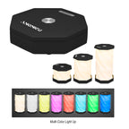 Illumates Folding Lamp with Speaker and Sound Machine - Black - Pad Print