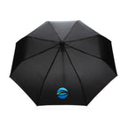 Impact Mini Auto Open Umbrella, 21 Inch Transfer - Black - View 4