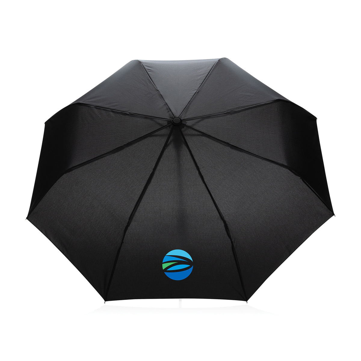 Impact Mini Auto Open Umbrella, 21 Inch Transfer - Black - View 4