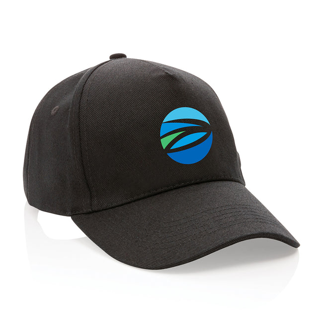 Impact Recycled Cotton Cap, 5 Panel Embroidery