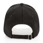 Impact Recycled Cotton Cap, 5 Panel Embroidery - Black - View 9