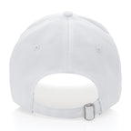Impact Recycled Cotton Cap, 5 Panel Embroidery - White - View 5