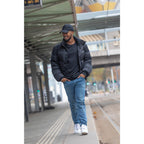Impact Recycled Cotton Cap, 5 Panel Transfer - Black - View 14