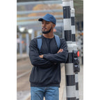 Impact Recycled Cotton Cap, 5 Panel Transfer - Navy - View 7