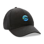 Impact Recycled Cotton Cap, 6 Panel Transfer - Black - View 1