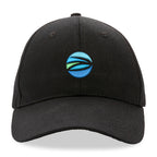 Impact Recycled Cotton Cap, 6 Panel Transfer - Black - View 2