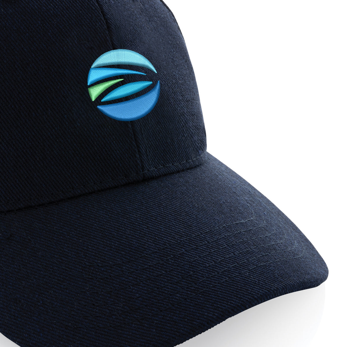Impact Recycled Cotton Cap, 6 Panel Transfer - Navy - View 7