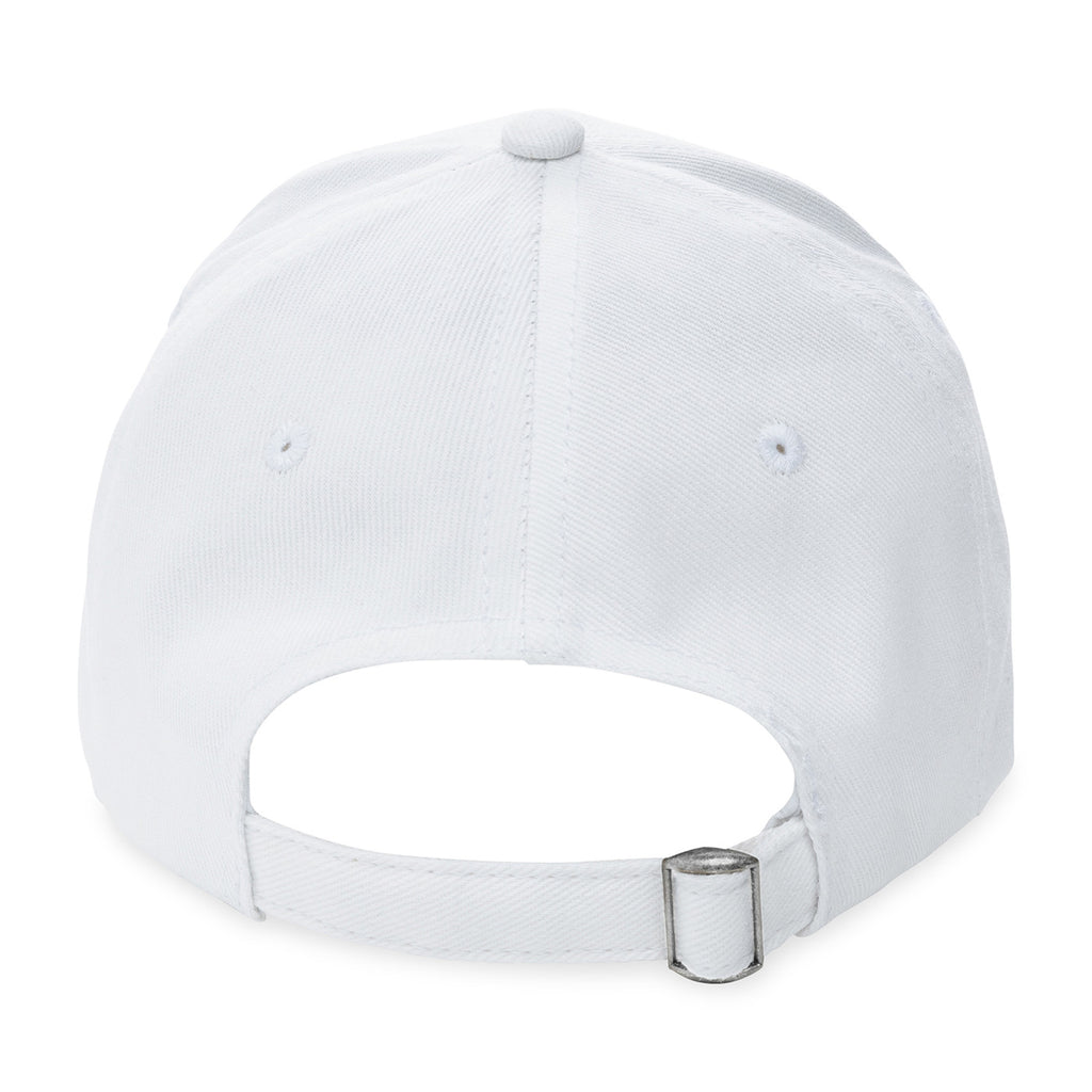 Impact Recycled Cotton Cap, 6 Panel Transfer - White - View 2