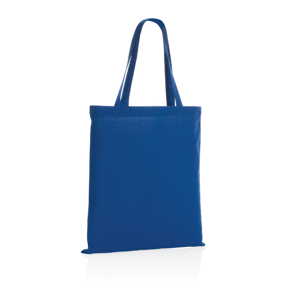 Impact Recycled Cotton Tote with Gusset, 145 gsm - Blue - View 2