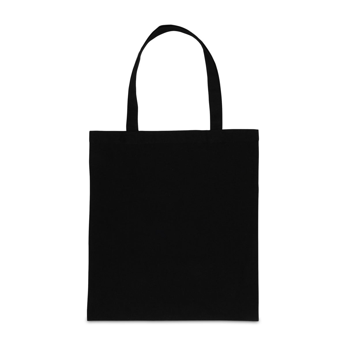 Impact Recycled Cotton Tote with Gusset, 145 gsm Embroidery - Black - View 2