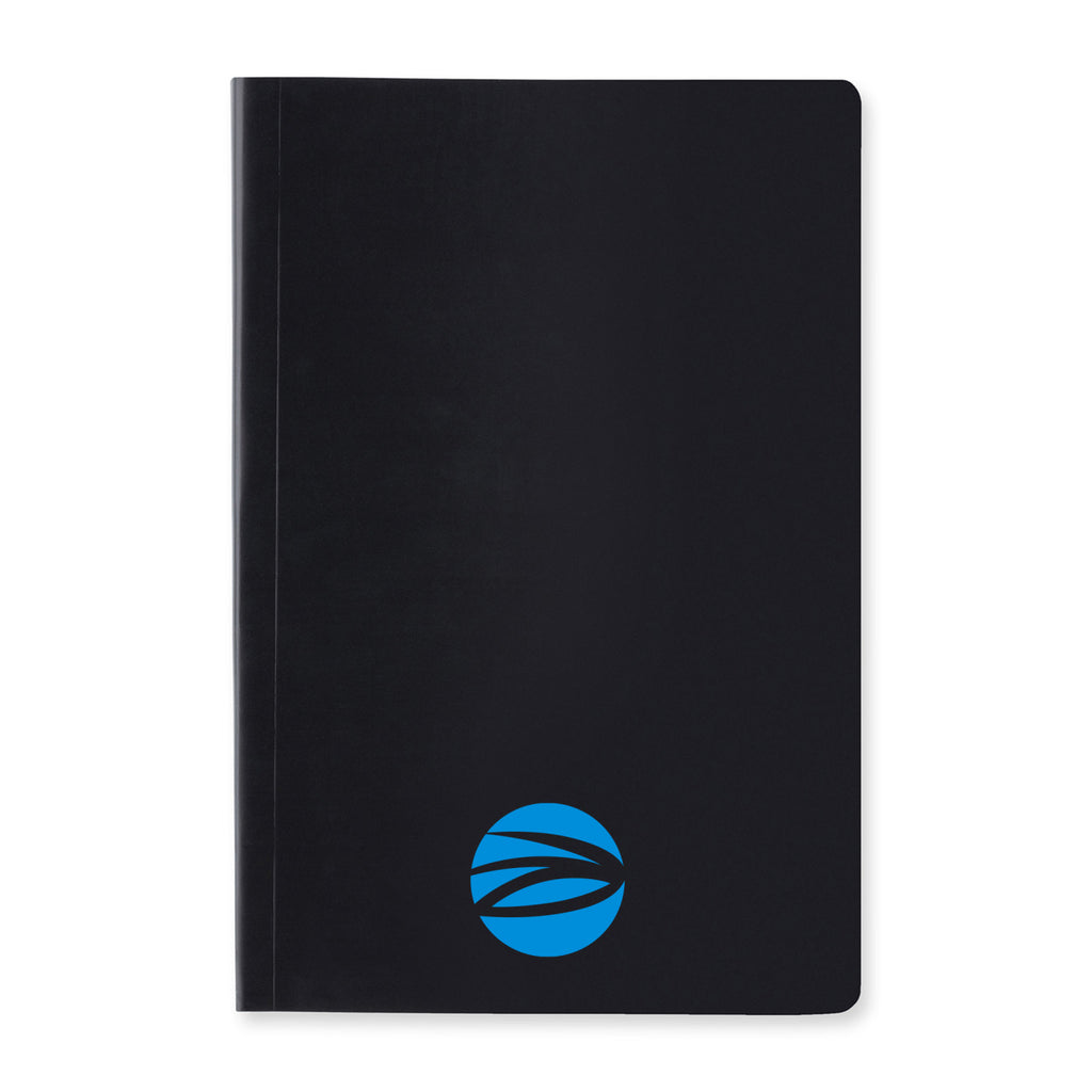 Impact Stone Paper Notebook with Soft Cover, A5 - Black - View 1