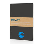 Impact Stone Paper Notebook with Soft Cover, A5 - Black - View 3