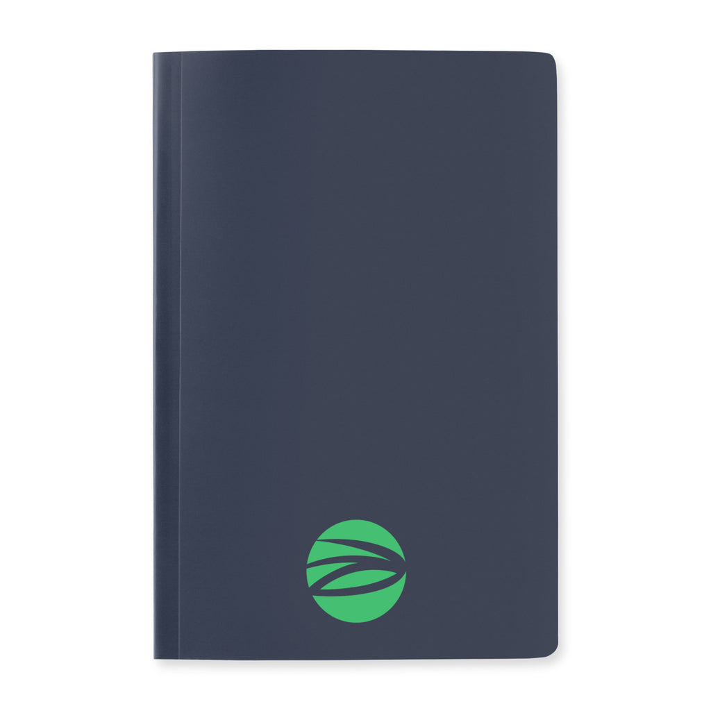 Impact Stone Paper Notebook with Soft Cover, A5 - Navy - View 1