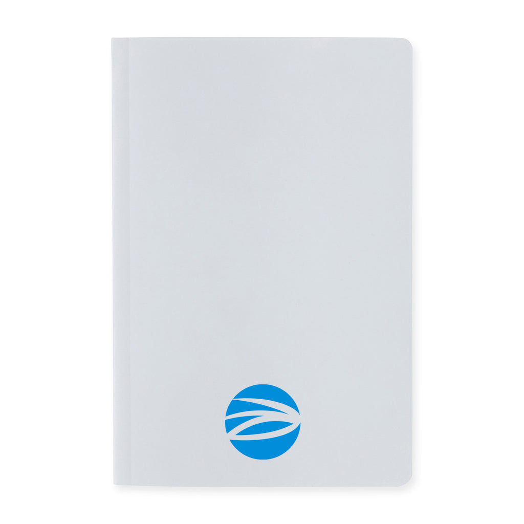 Impact Stone Paper Notebook with Soft Cover, A5 - White - View 1