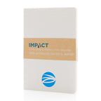 Impact Stone Paper Notebook with Soft Cover, A5 - White - View 3