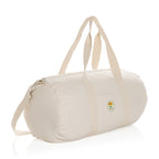 Impact Undyed Recycled Canvas Duffel, 285 gsm Embroidery - Off White - View 2