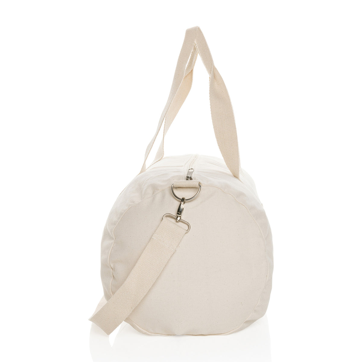 Impact Undyed Recycled Canvas Duffel, 285 gsm Transfer - Off White - View 3