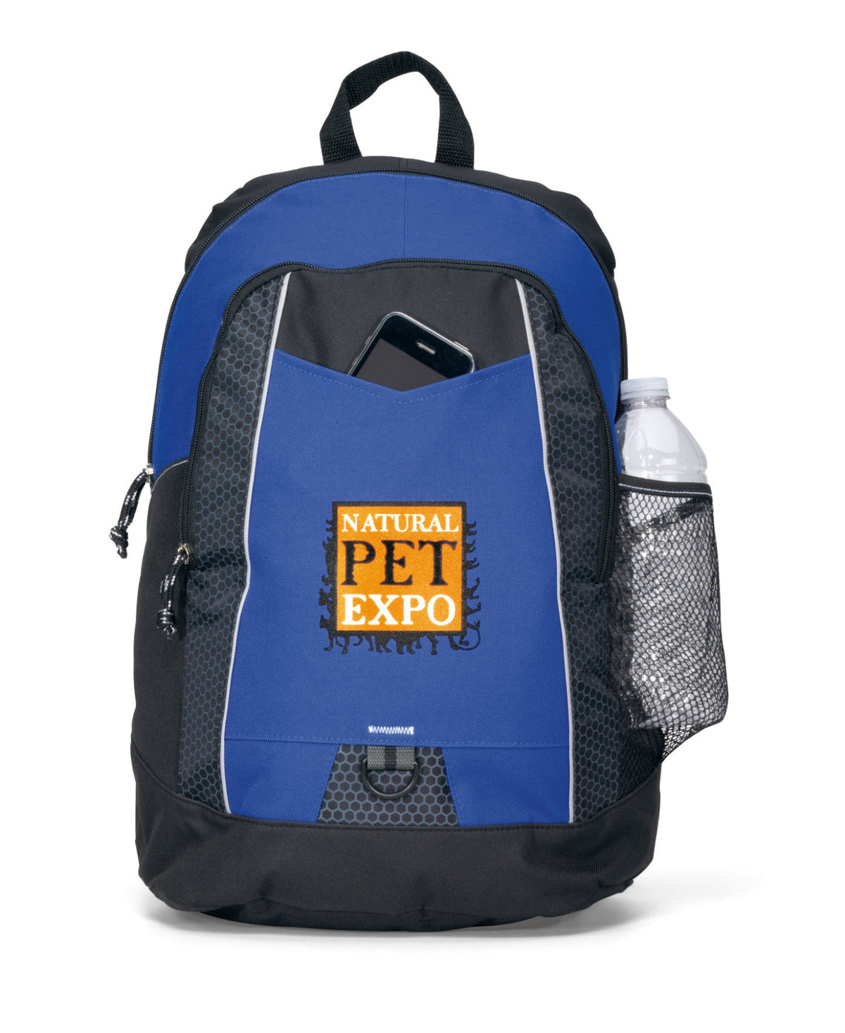 Impulse Sport Backpack with Honeycomb Accent - Royal Blue - View 1