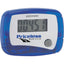 In Shape Step Counter Pedometer with Belt Clip - Translucent Blue - Front