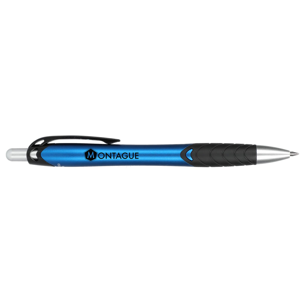 Incline Gel Pen in Recycled Plastic - Blue - Left Side