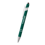 Incline Stylus Pen in Recycled Aluminum - Green - Silk Screen