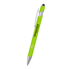 Incline Stylus Pen in Recycled Aluminum - Green - Silk Screen