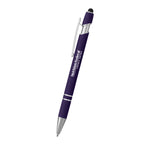 Incline Stylus Pen in Recycled Aluminum - Purple - Silk Screen