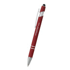 Incline Stylus Pen in Recycled Aluminum - Red - Laser Engraving