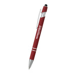 Incline Stylus Pen in Recycled Aluminum - Red - Silk Screen